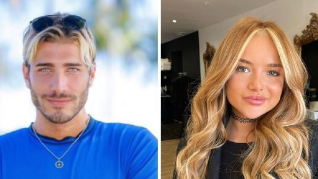 Nicolo et Victoria, binôme dans LAA6. Screenshot Instagram : @nicolo_federico_ferrari & @victoria_mehault