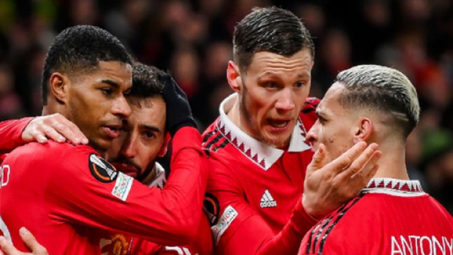 Manchester United a battu le Real Betis 4-1 en Europa League (Screenshoot Twitter @brfootball)