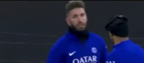 Sergio Ramos sous les couleurs du PSG (capture Twitter @NaelSytb)