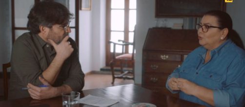 Jordi Évole preguntó a la invitada sobre su presunta relación sentimental con la tonadillera (Captura de pantalla de Telecinco)