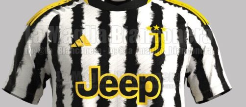 Voici le maillot de la Juventus 2023-2024, à 90%. (source Twitter @La_Bianconera)