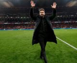 Simeone en un partido disputado en el Metropolitano (Twitter/@Atleti)