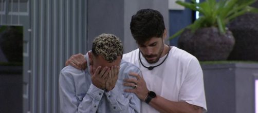 'BBB23': Fred chora com saída de Larissa (Reprodução/TV Globo)