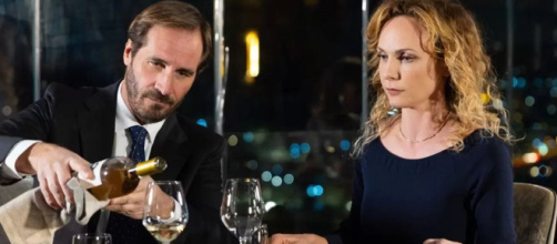 Un posto al sole, Alberto Palladini (Maurizio Aiello) e Diana Dalla Valle (Sara Zanier).