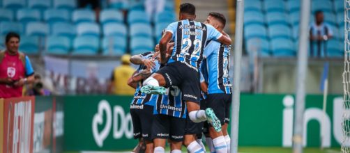 Grêmio vem de sequência positiva na temporada. (Lucas Uebel/Grêmio FBPA)