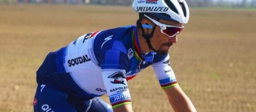 Ciclismo, Julian Alaphilippe ha chiuso la Milano Sanremo all'11° posto.