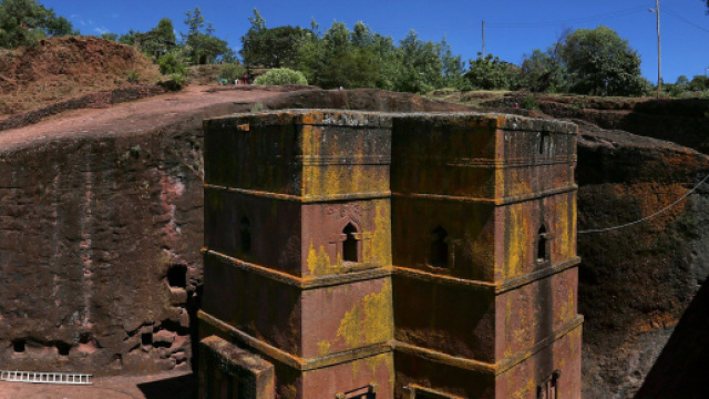 Les églises de Lalibela ethiopia ©Wikimedia Commons