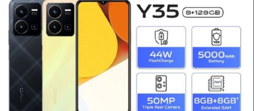 Le Vivo Y35 est un modèle d'entrée de gamme animé par Android 12 (Screenshoot Twitter @comensee20)