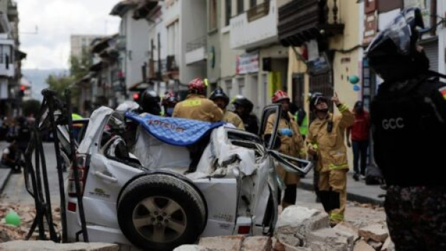 Après 2016, le pays est de nouveau frappé par un séisme. (Screenshot Twitter @AJEnglish)