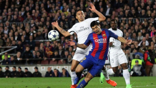 Le fameux Barça - PSG de 2017 (capture Twitter @Football365)