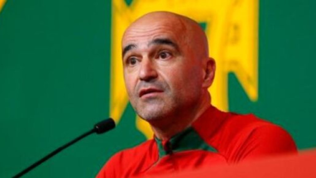 Roberto Martinez en conférence de presse. (screenshot tweeter @abolapt)