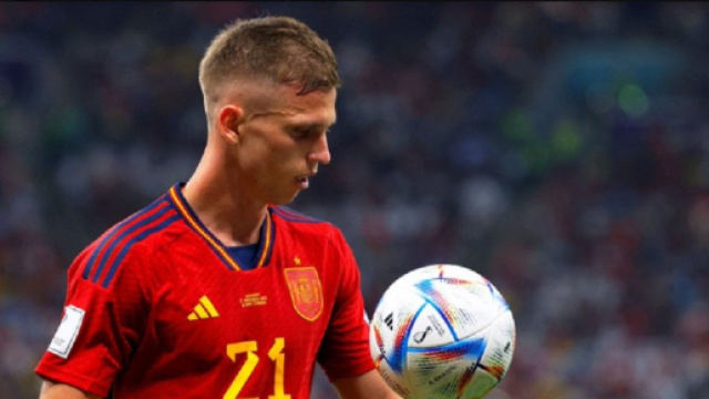 Dani Olmo a disputé la dernière Coupe du Monde au Qatar (Screenshoot Twitter @UniversBarca)