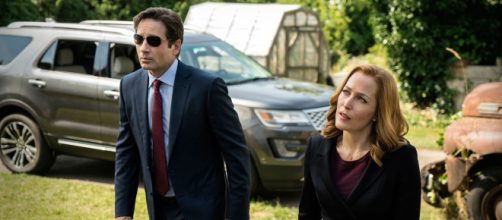 David Duchovny and Gillian Anderson in The X-Files (Image source: Fox)