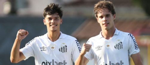Santos venceu o Goiás (Reprodução/Twitter/@SantosFC)
