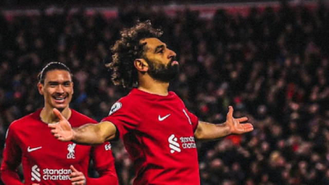 Après le match Liverpool - Manchester United, Mohamed Salah meilleur buteur de Liverpool en Premier League (129 buts) - Twitter @ActuFootAfrique