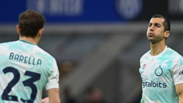 Inter de Milan: H. Mkhitaryan marque le premier but de son équipe face à Lecce - Twitter @armenews_NAM