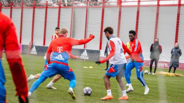 Le Bayern prépare le retour face au PSG. (screenshot twitter @FCBayern)