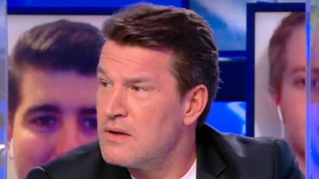 Capture d'écran : Benjamin Castaldi sur C8 (TPMP)