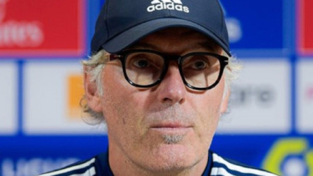 L'entraineur de Lyon, Laurent Blanc (capture Twitter officiel de l'OL)