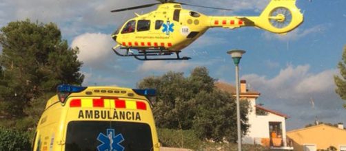 Los servicios de emergencia han desplegado dos helicópteros medicalizados en la mina de Súria (Twitter/semgencat)