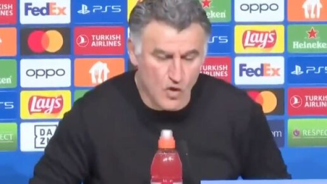 Christophe Galtier pourrait bientôt quitter ses fonctions au PSG. (screenshot Twitter - @Bruno_Constant)