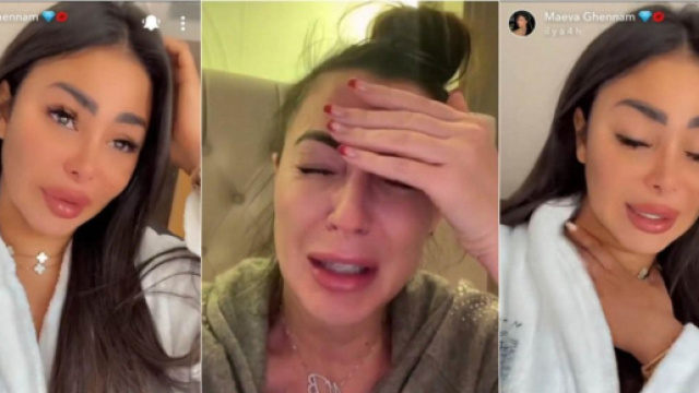 Maeva Ghennam et Magali Berdah en froid à Courchevel, les deux femmes se sont unfollow sur les réseaux. (Screenshots @ Snapchat)