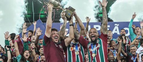 Fluminense foi campeão carioca (Reprodução/Twitter/@Germancanoofi)