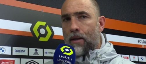 Igor Tudor au coup de sifflet final contre Lorient (capture Prime Video)