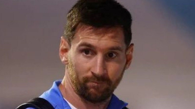 Lionel Messi avec sa sélection (capture Twitter @shirozanketsu)