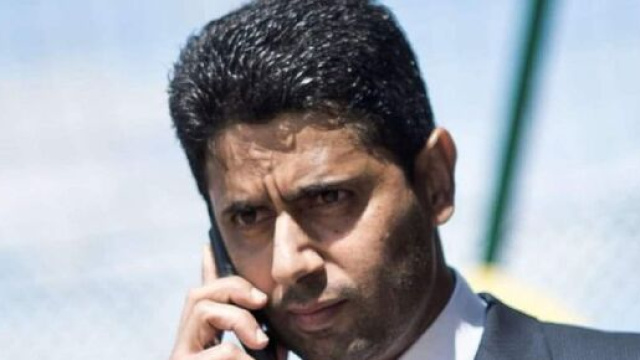 Nasser Al-Khelaïfi, le président du PSG (capture Twitter @psgcommunity_)