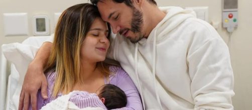 Nasceu Lua, filha de Viih Tube e Eliezer (Reprodução/Instagram/@viihtube)