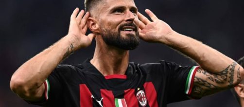 Olivier Giroud, 36 anni, attaccante dell'AC Milan