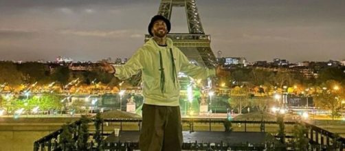 Sergio Ramos devant la Tour Eiffel (capture Instagram Sergio Ramos)