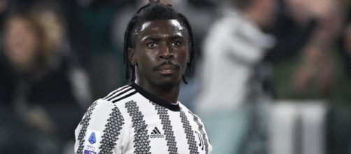 Moise Kean, giocatore della Juventus.