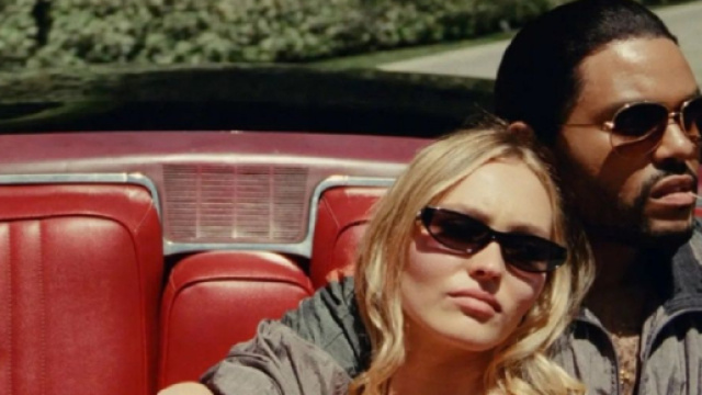 Lily-Rose Depp et The Weeknd, les acteurs de "The Idol" (Screenshoot Twitter @PopBase)