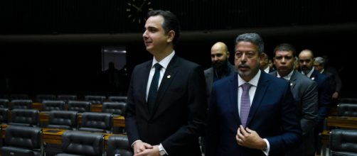 Os presidentes do Senado, Rodrigo Pacheco, e da Câmara dos Deputados, Arthur Lira (Edilson Rodrigues/Agência Senado)