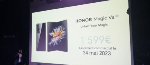 Le Honor Magic Vs est équipé d'un triple appareil photo (Screenshoot Twitter @YoanLanglais)