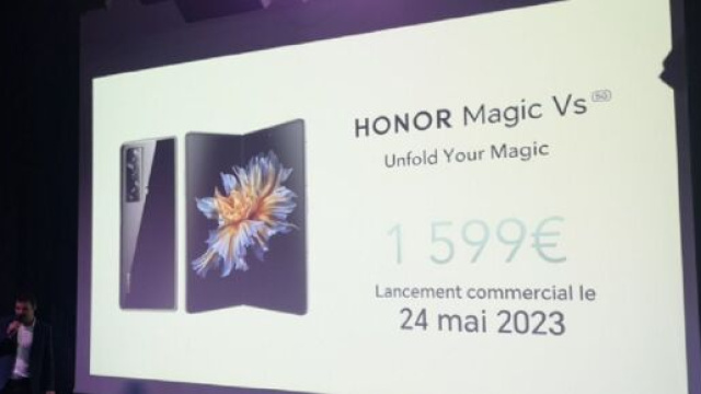 Le Honor Magic Vs est équipé d'un triple appareil photo (Screenshoot Twitter @YoanLanglais)