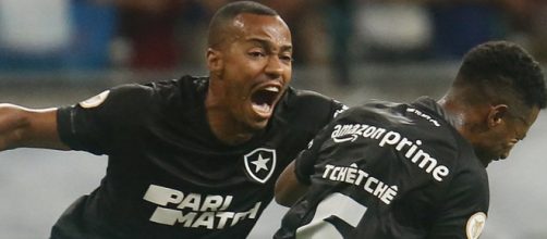 Tchê Tchê marcou o gol da vitória Botafoguense (Reprodução/Twitter/@Botafogo)