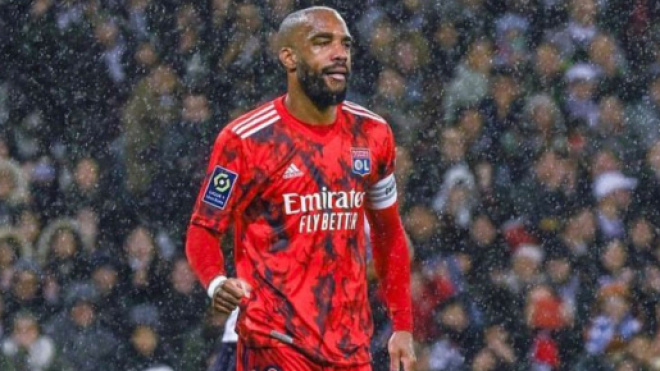 Lacazette en grande forme depuis son retour à l'OL et buteur face à l'OM. (screenshot Twitter - @Pronos_re)