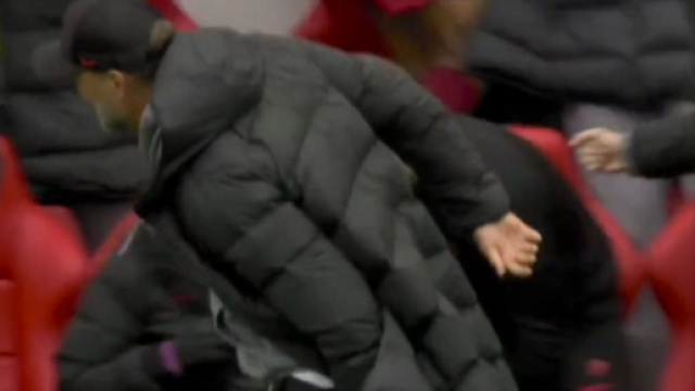 Jürgen Klopp contre Tottenham (capture Twitter Actu Foot)