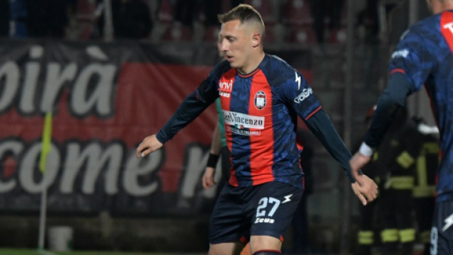 Il centrocampista del Crotone, Andrea D'Errico