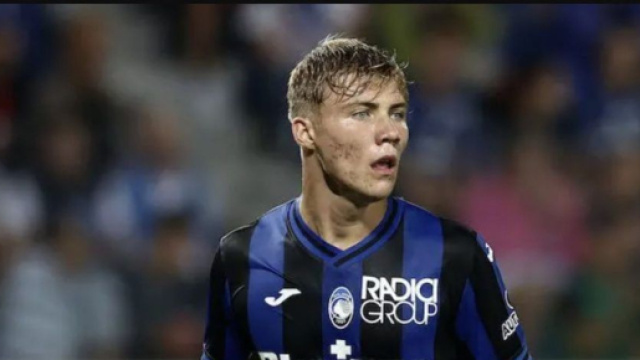 Rasmus Hojlund, giocatore dell'Atalanta.