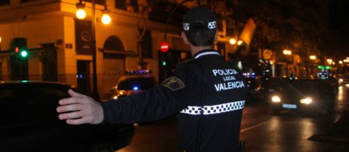 La Policía Local de Valencia arrestó a dos hombres de 40 años tras el incidente (Twitter, policialocalvlc)