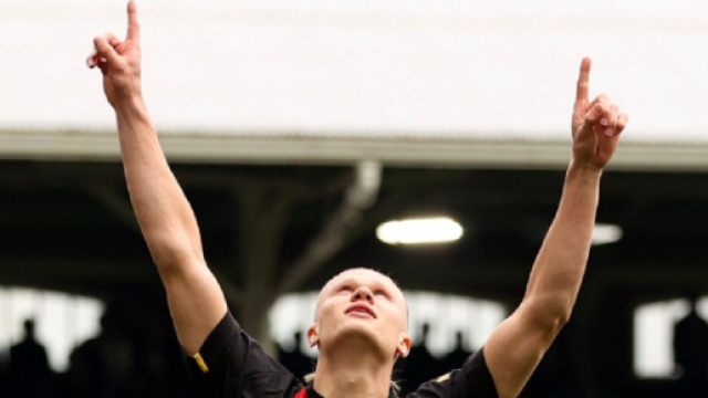 Erling Haaland a établi deux nouveaux records en Premier League (Screenshoot Twitter @FabrizioRomano)