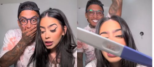 MC Mirella e Dynho Alves confirmam gravidez (Reprodução/Instagram/@mc_mirella0f)