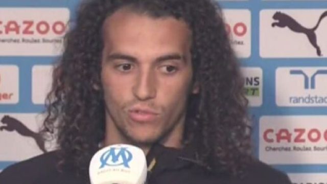 Mattéo Guendouzi en conférence de presse (capture Twitter @BFMMarseille)