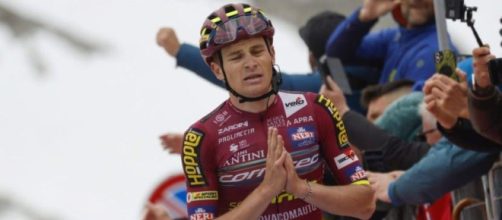 Ciclismo, il corridore del Team Corratec Karel Vacek.