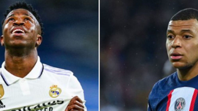 Vinicus et Mbappé (capture Twitter @ActuFoot_)