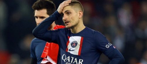 Marco Verratti avec le PSG (capture Twitter sports.fr)